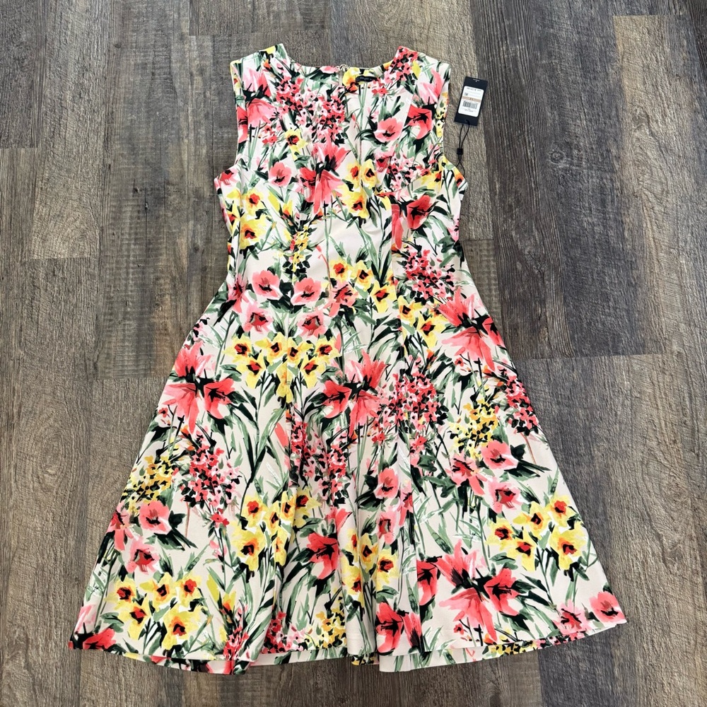 Tommy Hilfiger Floral Dress in Pink and Yellow
